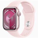 ساعت هوشمند اپل واچ سری 9 مدل 41 میلی متری| apple watch S9 41mm - 6 ماه گارانتی شرکتی و خدمات پس از فروش-ارسال کالا از تهران به سراسر ایران, صورتی نمای ۴